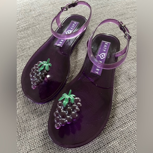 katy perry grape sandals
